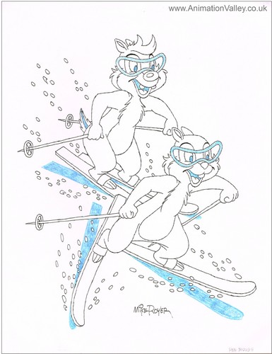 Original Chip & Dale Concept drawing