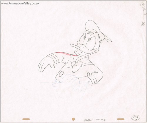 Original Disney Production Drawing