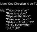 Reaction to 1D on tv - one-direction photo