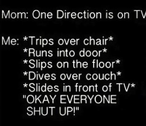  Reaction to 1D on tv