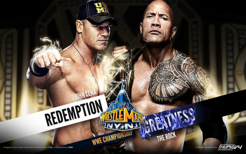  The Rock vs John Cena Wrestlemania 29