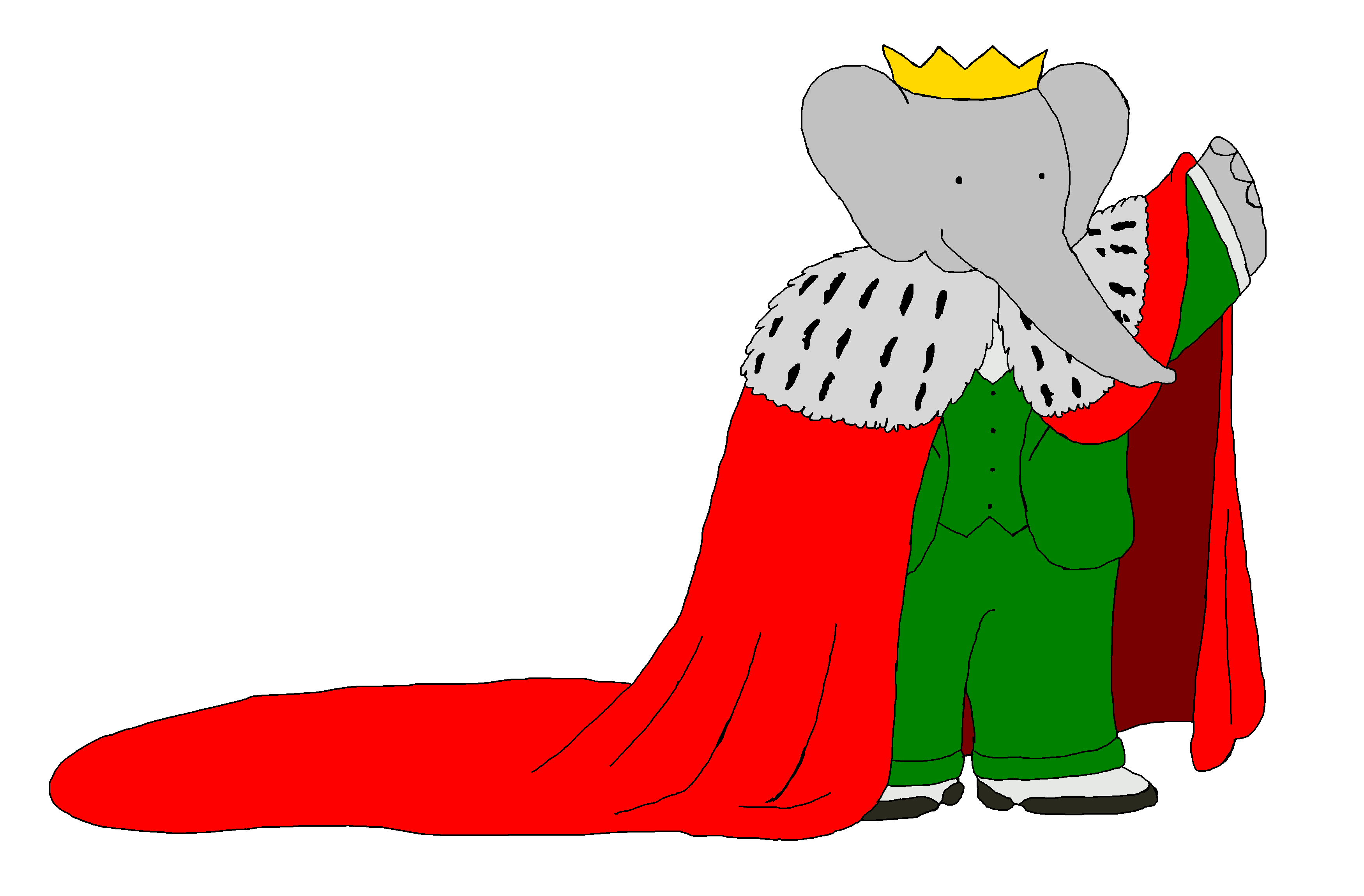 Young King Babar - Mantle - Babar the Elephant Fan Art (33861519) - Fanpop