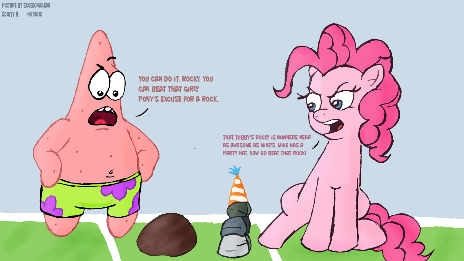 Download this Patrick Star Spongebob The Great Rockrace Pinkie picture