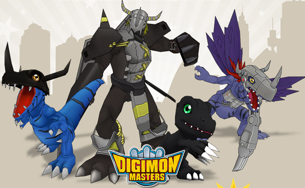Digimon Master World - BlackAgumon(Millenniumon) Evolution