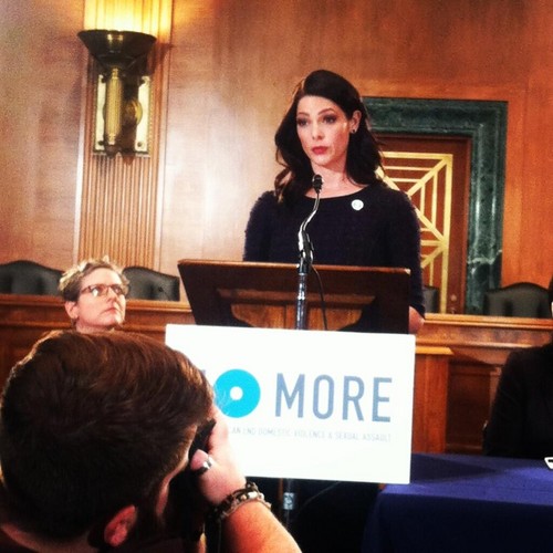 Ashley at the "NO MORE" Domestic Violence Awareness Launch Event [13/03/13]