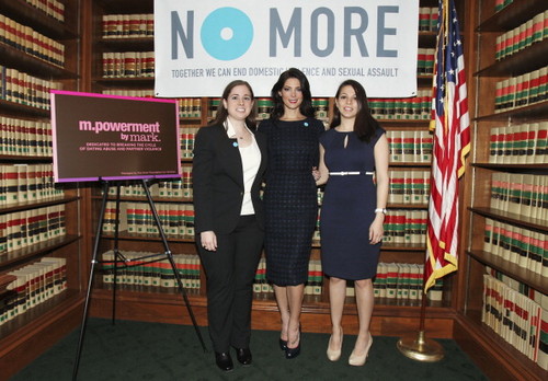 Ashley at the "NO MORE" Domestic Violence Awareness Launch Event [13/03/13]