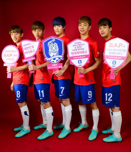  B.A.P for Korea Women's Football Federation