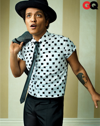  Bruno Mars Covers April Edition of GQ Magazine