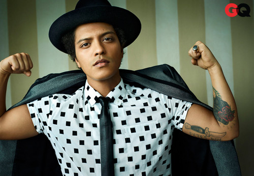 Bruno Mars Covers April Edition of GQ Magazine