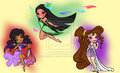 Disney Girls - disney-extended-princess fan art