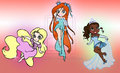 Disney Girls - disney-extended-princess fan art