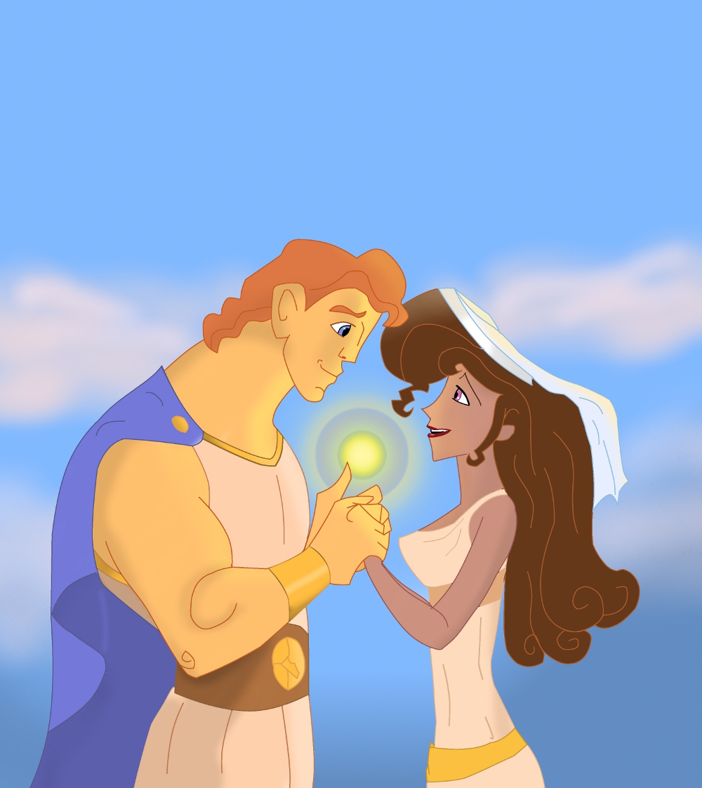 Fan Art of Hercules and Meg for fans of Hercules and Megara. 