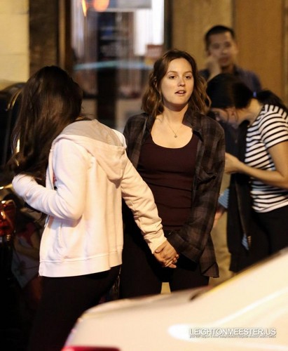  Leighton Meester after abendessen with Friends