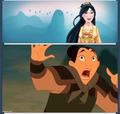 Mulan's response to her new look - disney-princess photo