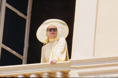  Princess Grace at Princess Caroline's wedding day.