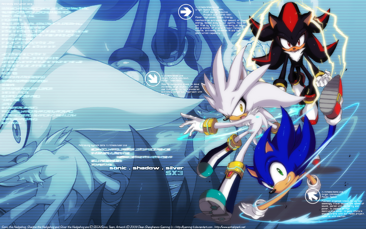 SX3 Sonic, Shadow, and Silver Photo (33979033) Fanpop