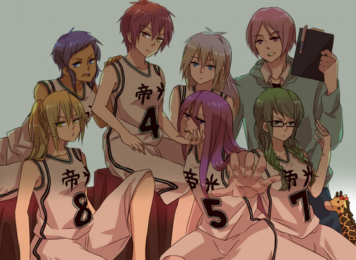  Teikou Girls bóng rổ Team♥♥ ♥♥