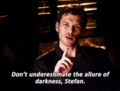 “Even the purest hearts are drawn to Darkness” - klaus-and-caroline photo