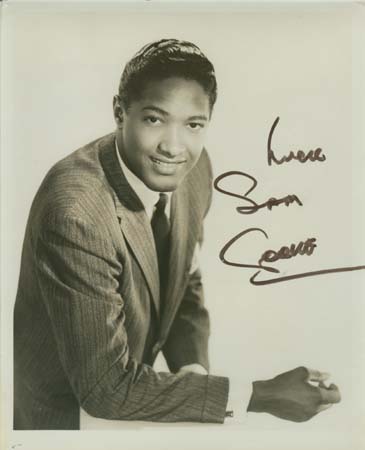 An Autographed Picture Of Sam Cooke