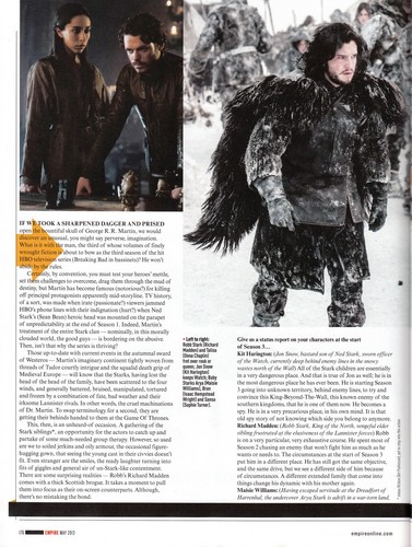  Game of Thrones interview with the Starks