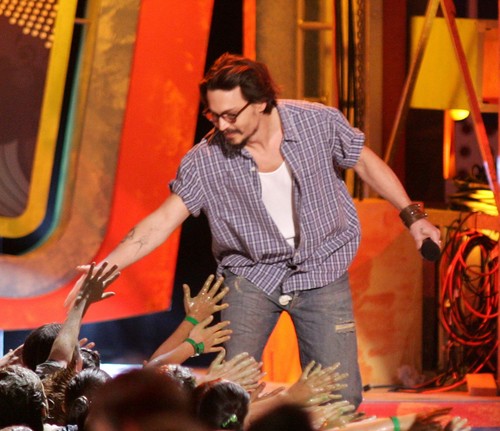  Johnny Depp at the Kid's Choice Awards 2005