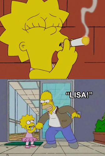  Lisa smoke