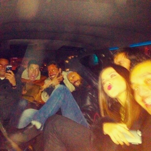 MAITE PERRONI CELEBRATING HER BIRTHDAY WITH FRIENDS (MARCH 09)