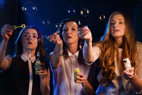  Maisie Williams, Michelle Fairley and Sophie Turner