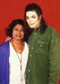 Michael And His Mother, Katherine - michael-jackson photo