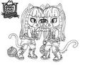 PRINT THIS OFF AND COLOR IT IN THE WERECAT SISTAS - monster-high photo
