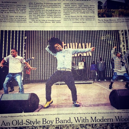  Princetyboo on the cover of New York Times!!!!! XO :D ;D <3333333 ;*