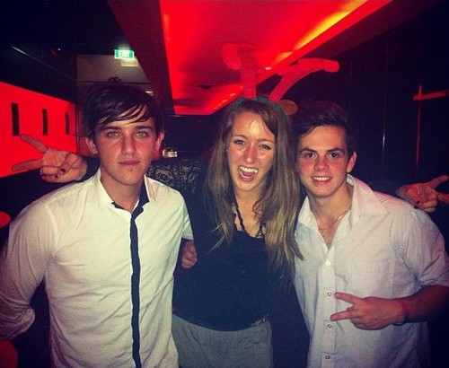beau brooks, estelle landy from big brother and daniel sahyounie 