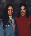 Michael With A Fan - michael-jackson photo