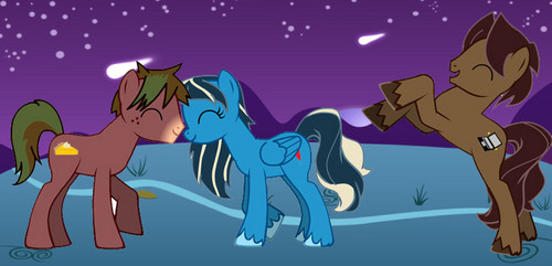  poni, pony amor <3 featuring Sam, Dean and Katie from NLC
