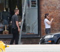 Rob and Kristen out in LA (4th April 2013) with friends and holding hands. - robert-pattinson-and-kristen-stewart photo