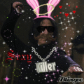 Severus in Bunny ears with glitter. - snapes-family-and-friends photo