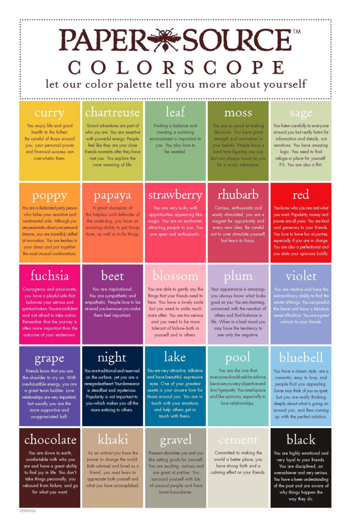 What Color Personality Test