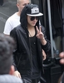 [April 11] Greeting fans outside his hotel in Antwerp, Belgium - justin-bieber photo