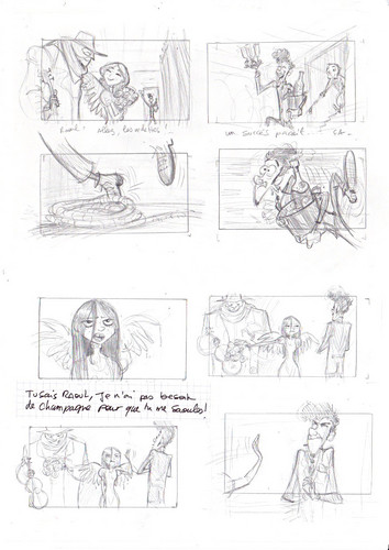 A Monster in Paris Storyboards