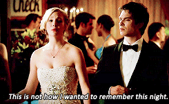  Caroline and Damon at prom