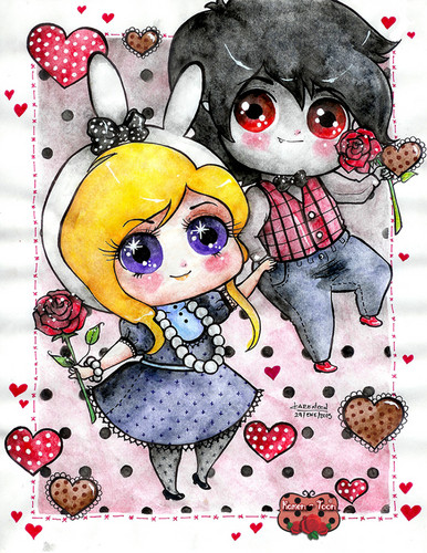 Fionna and Marshall Lee -Happy Valentines Day