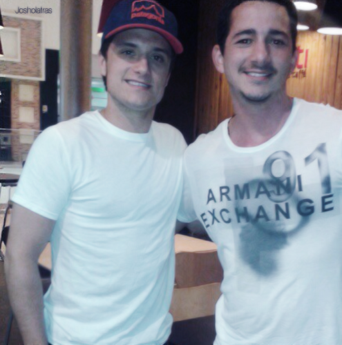 Josh with a fan in Panama (4/10/2013)