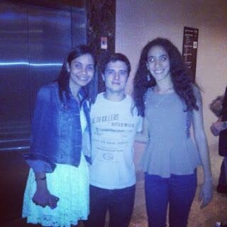 Josh with fans in Panama