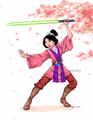 Mulan as a Jedi - disney-princess photo