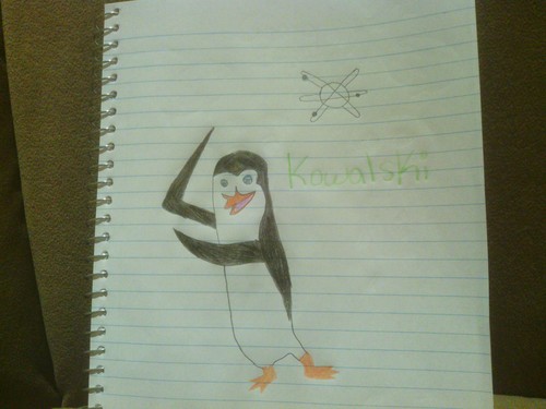  My first attempt at drawing Kowalski