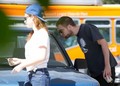 Rob and Kristen out in LA with Bernie (18th April 2013) - robert-pattinson-and-kristen-stewart photo