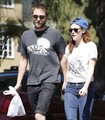 Rob and Kristen out in LA with Bernie (18th April 2013) - robert-pattinson-and-kristen-stewart photo