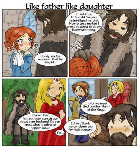  Sansa and Ned