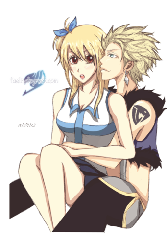 Sting Eucliffe and Lucy Heartfilia
