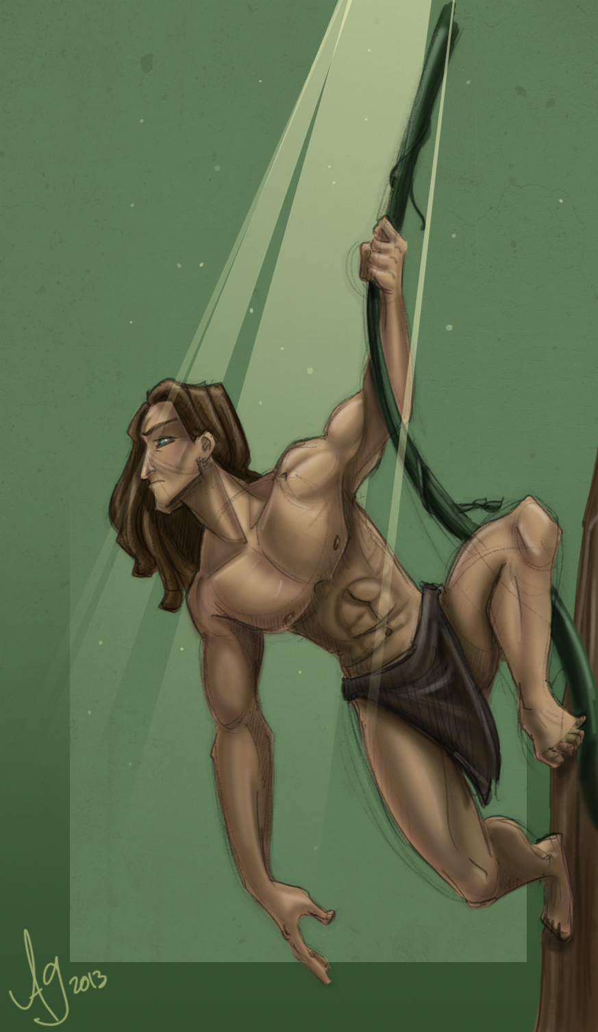 Tarzan and Jane tagahanga Art: Tarzan.